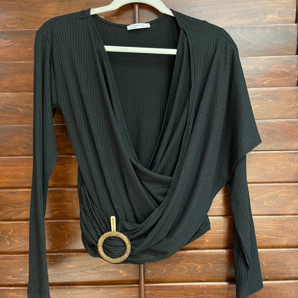 ZARA wrap front top❣️